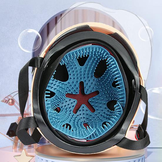 Cycling Helmet Pad Anti-slip Silicone Tooth Breathable Universal Outdoor Motorcycle Bike Padding Insert Cushion Liner Mat Helmet Accessories