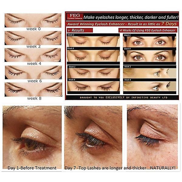 FEG Eyelash Growth Treatment Natural Herbal Eyelash Extension Lengthening Thick Makeup Tools