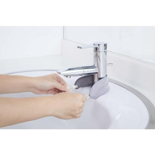 MARNA Descaling Duster, Gray & Faucet Scaling Remover, Gray (Purchase as a Set)