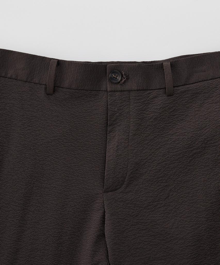 STCO Poly Seerska Full Elastic Waist Straight Pants_Brown (Straight Fit)_Spaxb37Csh