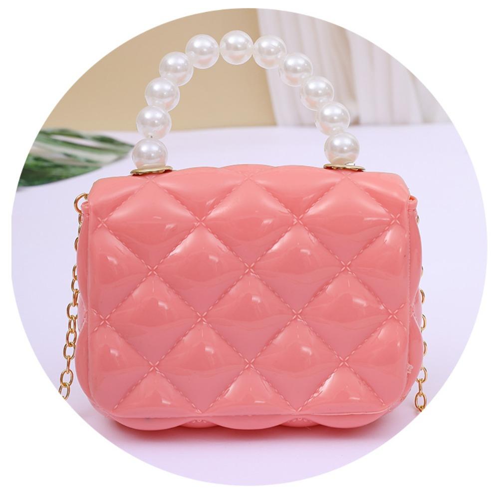 Ručne vyrobená záplata DIY mini taška reťazka crossbody taška princezná taška detská peňaženka na drobné gélová taška