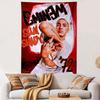 Eminem Slim Shady Tapestry Wall Hanging, Rap Legend Poster, Wall Decor for Bedroom Living Room Dorm