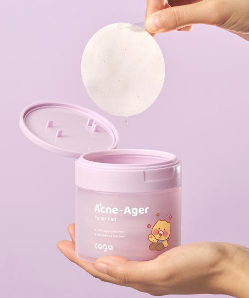 Taga Little Chun-sik Edition Acneazer Toner Pad 80 Sheets