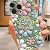 Floral Anti-Drop Transparent Case for iPhone 14-17 Pro Max Series