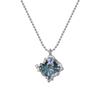ICEBELA S925 Sterling Silver Korean Fashion Irregular Diamond Pleated Necklace Women's Short Bead Drop Glaze Necklace