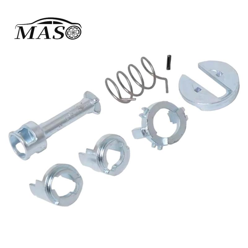 Front Left Right Door Lock Cylinder Repair Kit for BMW X3 E83 2004-2010 X5 E53 2000-2006 51217035421 Zinc Alloy