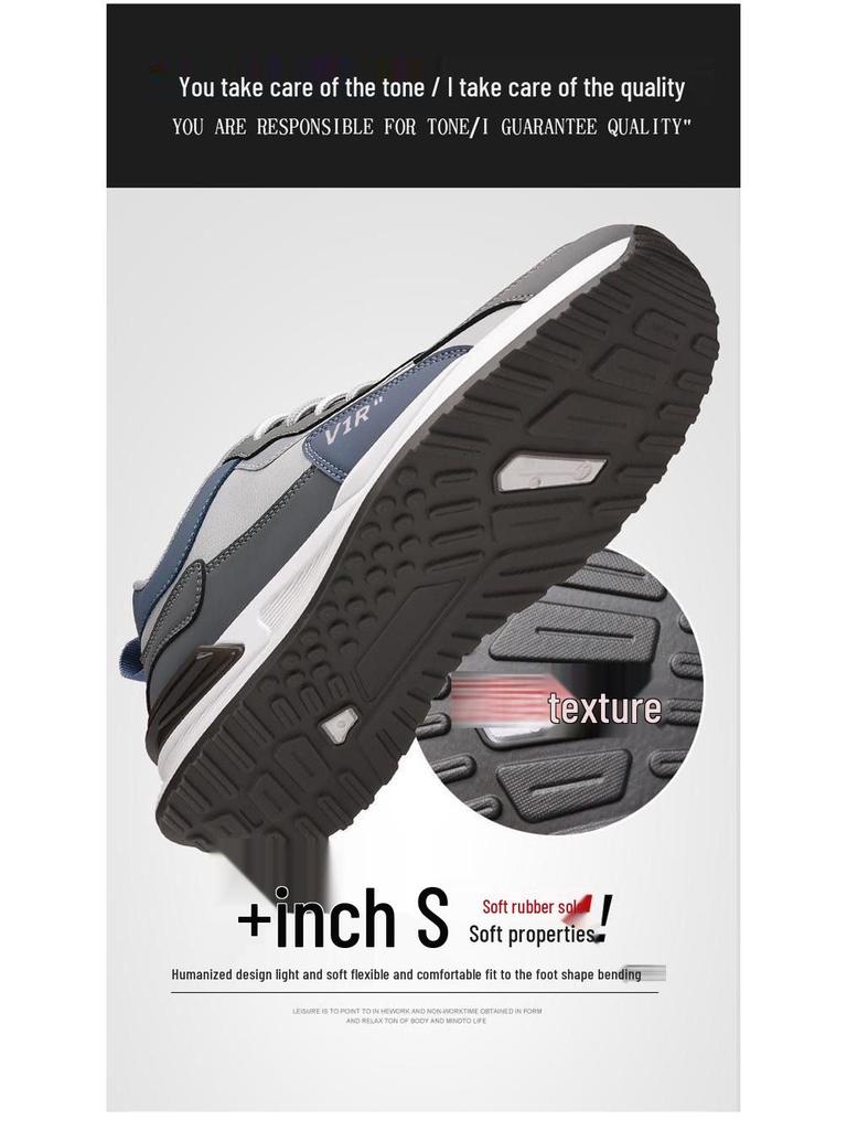 Pánské prodyšné síťované tenisky - Pohodlné, všestranné, ležérní běžecké boty se silnou podrážkou