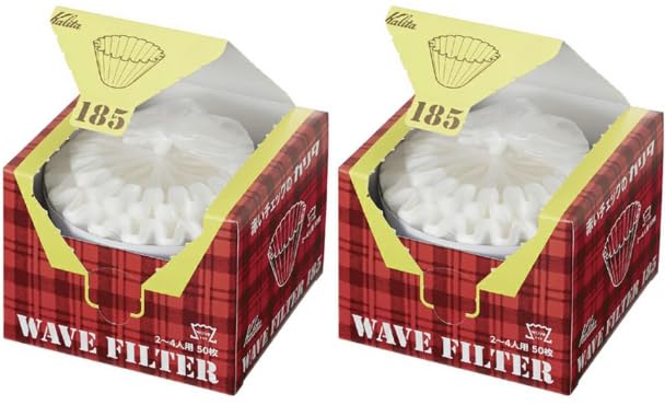 

Серия Wave Тип 185 Фильтр для кофе Kalita Белый Человек 50 листов x 2 Фильтр Типа Wave Дриппер Wave Росси [Только для] 2-4 (Волна KWF-185 2-4 чашки) белый