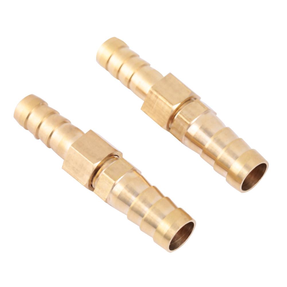 Brass Fitting Hose Barb Tail Reducer Reducing Plug Connector (8mm-8mm 4pcs)