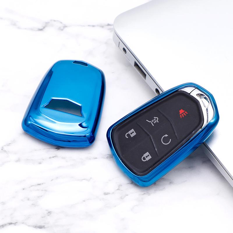 Cadillac Key Case: Fits XT5, XT4, CT5, XT6, ATS-L - Half-Pack Keychain Included