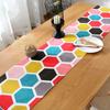 Imitation Cotton and Linen Table Runner Print Multicolour Table Cloth Cover Tablecloth Table Decoration