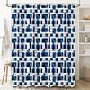 Bathroom Shower Curtain Waterproof Vintage Floral Pattern Farmhouse Decor Fabric Liner Modern Abstract Art Design Home Textile