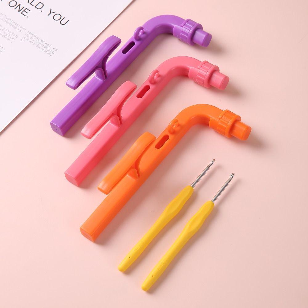 DIY Craft Manual Winding Machine 3 in 1 Yarn Knitting Projects Yarn Tension Regulator Knitting Needle Tools DIY Weaving Tools