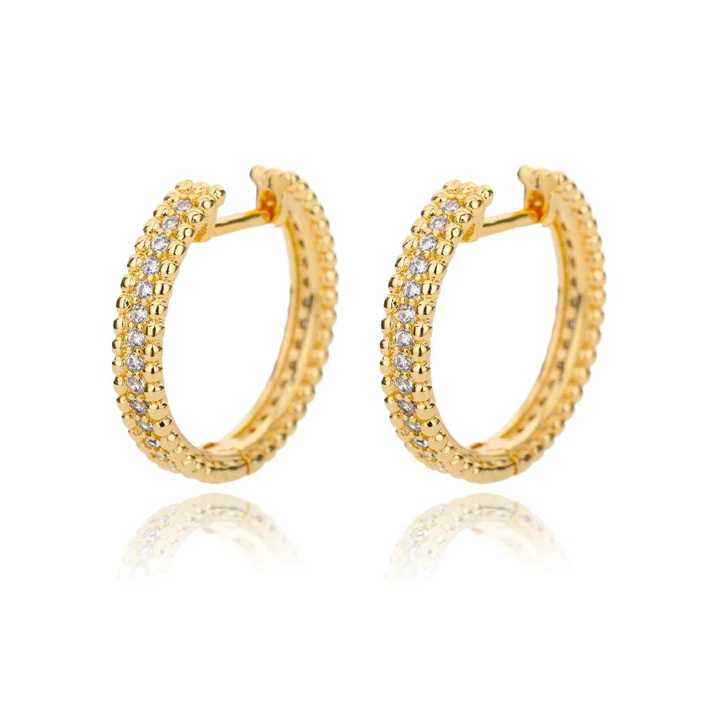 Punk Spike Rivet Hoop Earrings For Women Stainless Steel Huggie Earrings Ear Cuff Piercing Earring Gothic Jewelry Accessories