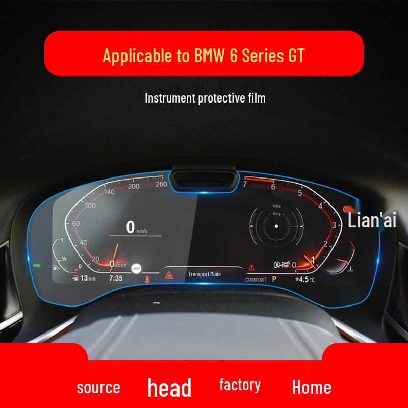 BMW 6 Series GT Navigation & Console Tempered Film, 4 Series Instrument Protection Film, Z4 Car Accessories