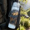1PC Misty Mountain Forest Landscape 750ml Color Plastic Sports Water Bottle Leakproof Flip Straw Lid Suitable for Sports Office Home Use