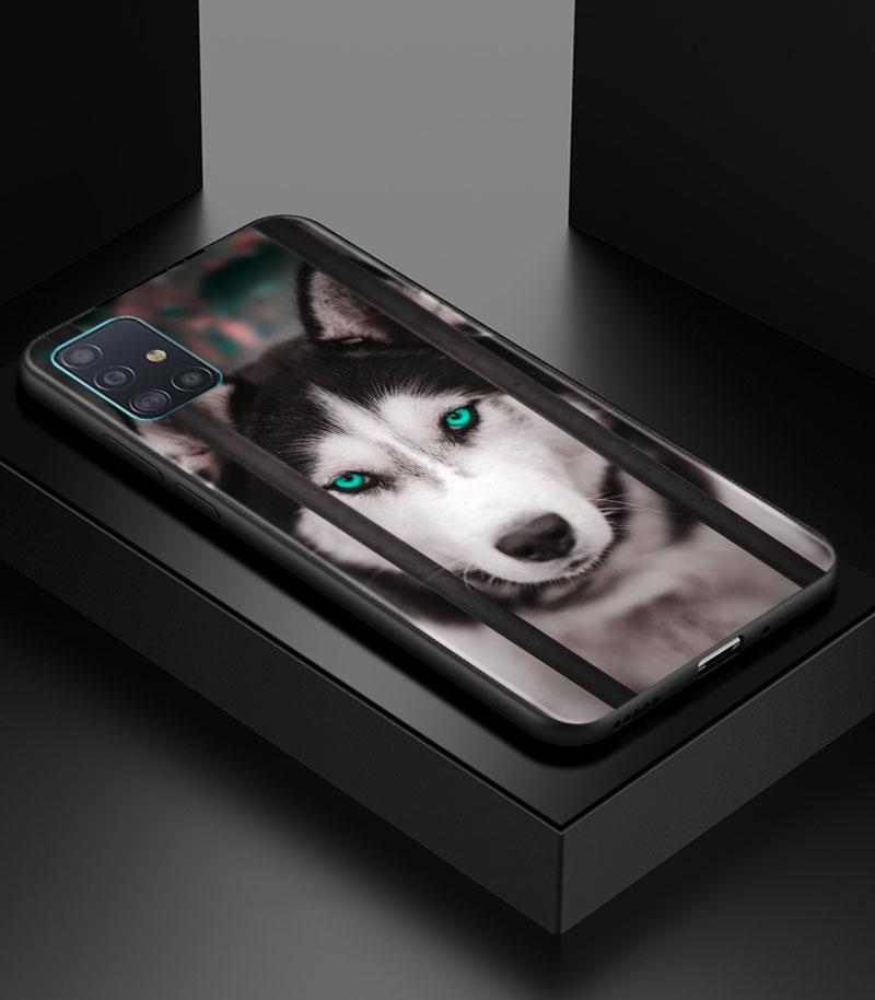 Alaskan Husky Dog Cute Puppy Phone Case for Samsung Galaxy A51 A71 A21S A12 A11 A31 A52 A41 A32 A72 A02S A01 5G Silicon Cover