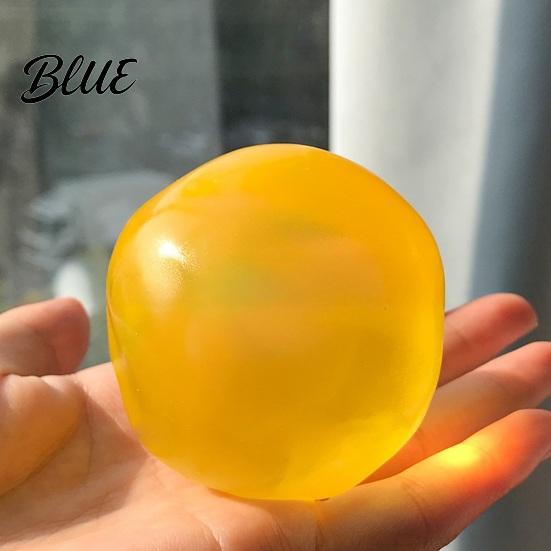 Coconut Oil Squeeze Ball 1/6Pcs Shapeable Anxiety Relief DIY Moldable Stress Portable Toy Slow Rising Stretchy Transparent Sensory Fidget