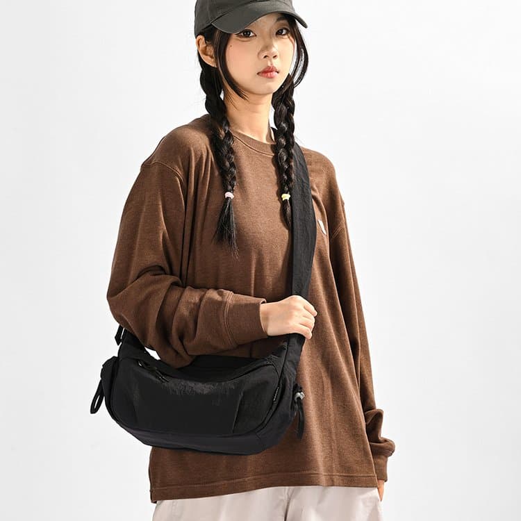 Lightweight Adjustable Nylon Crossbody Bag Women s Shoulder Bag