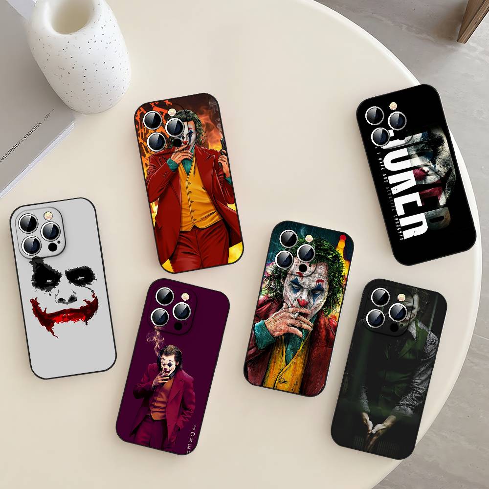 Movie Joker Clown Apple IPhone11 12 13 14 15 16 17 Pro Max Iphone17 Pro Max 17Pro 17 Air Funda Dura De Silicona Capa