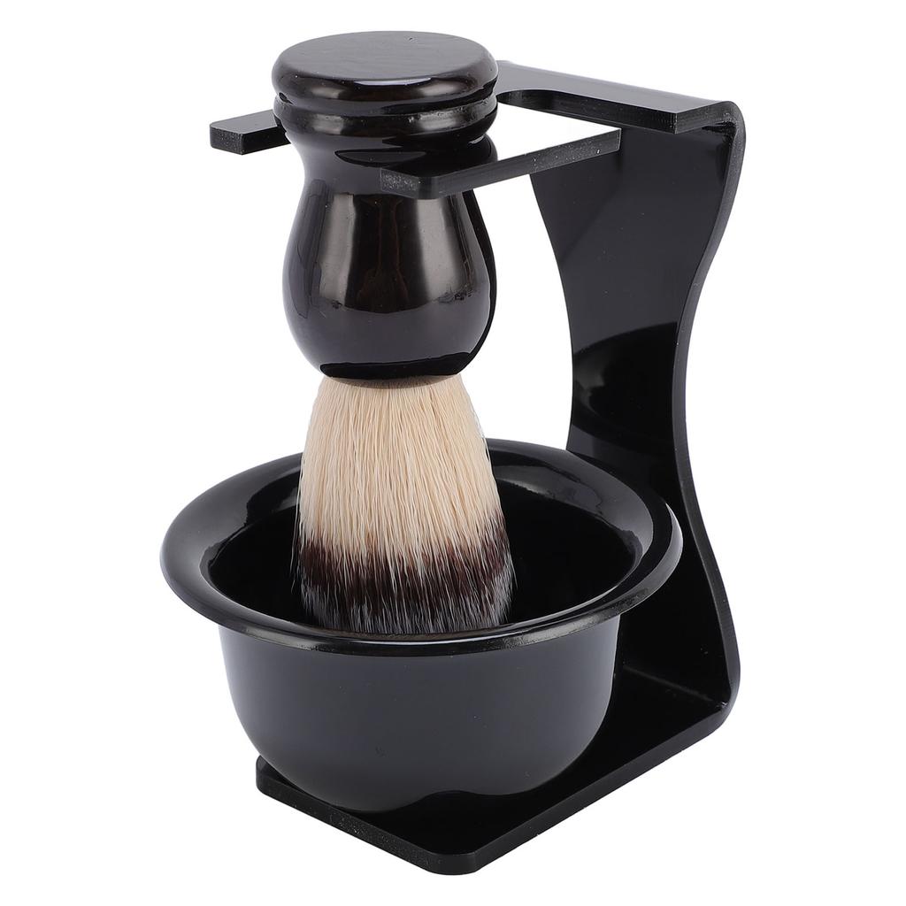 Men Shaving Brush Set Portable Shaving Brush Shaving Bowl Holder Stand Set for Travel