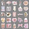 Ballet Style Cartoon Stickers: Creative Waterproof Decorations for Phones & Journals
