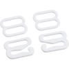 Clover (Clover) Clover Shoulder Strap Adjustment Parts Set, 10mm Width, Pack of 2, White, 26-008