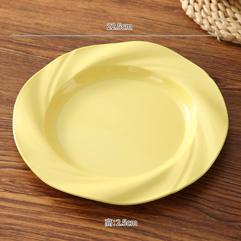 Simple Cream Style Western Food High Level Lace Pasta Plate Home Salad Dessert Plate Fruit Dim Sum Snack Plate