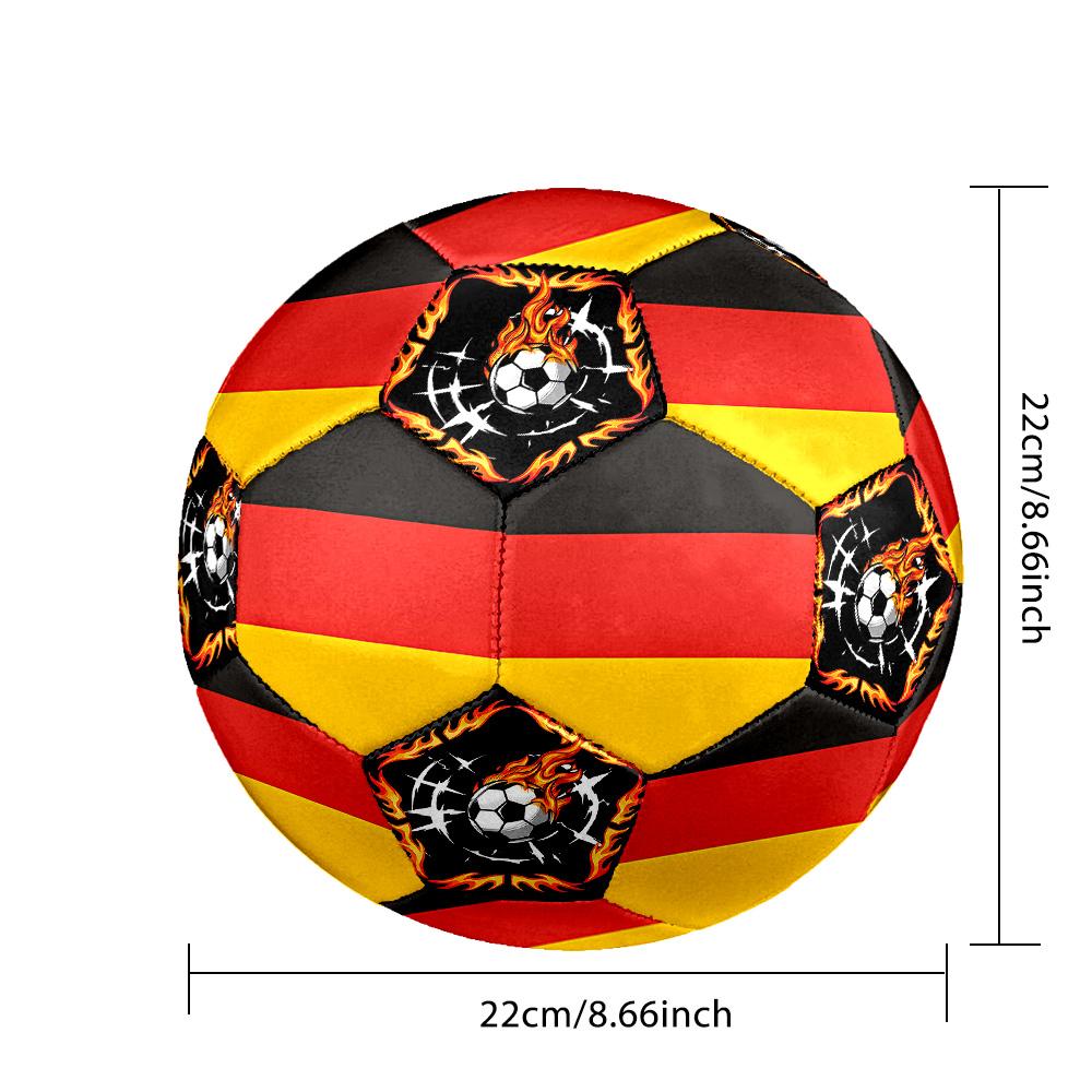 1pc Germany Sports Theme Size 5 Soccer Ball Professional Match Training Football Indoor &Outdoor Sports Ball Lightweight Durable C6622