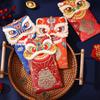 2024 New Year Packet Money Pocket Dragon Pattern Blessing Bag Traditional HongBao  Party Gifts