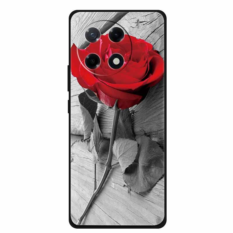 For Tecno Spark 30 Pro Case Luxury TPU Soft Silicone Back Cover Phone Cases on Spark30Pro KL7 Protector Bumper Love Flower Coque