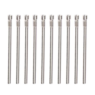 10pcs Watch Strap Screw Tube Steel Precise Professional Lightweight Wear Resistant Watch Band Screw