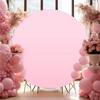 Round Wedding Arch Cover Fitted Wedding Arch Stand Cover Round Top Arch Backdrop Cover for Birthday Party Ceremony Banquet Decor