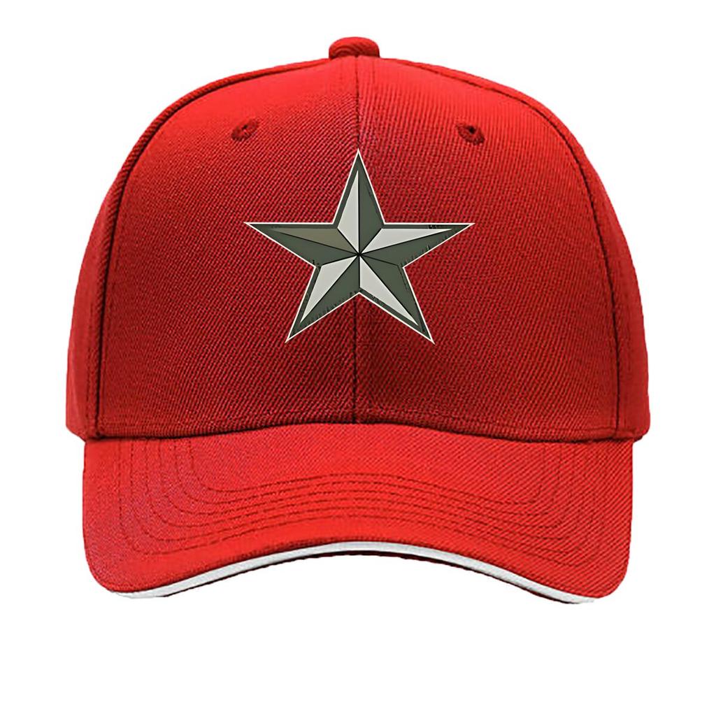 Geometric Star Shaped Wall Mirror Home Decor Hip Hop hat Fashion Outdoor Sports Sandwich Baseball Cap