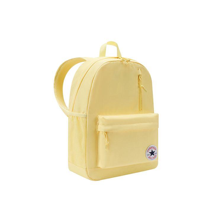 Converse Casual Simple Zipper Closure Polyester Backpack Medium Women Backpack Egg-Yolk CV2443021PS-002