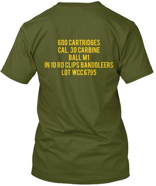 Футболка Cal 30 Carbine Ball M1 Tee Произведено в США Размеры от S до 5XL Унисекс XXL