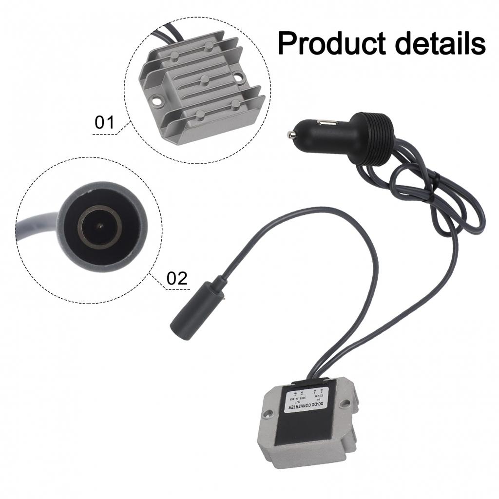Built For Harsh Conditions Auto Interface Power Cord Step-Up Converter
