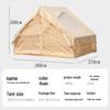 6.3 Sq M Portable Rainproof Folding Camping Tent Cabin