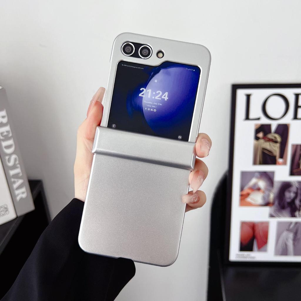 Coque dégradée au toucher peau pour Samsung Galaxy Z Flip Series (Flip7/6/5/4/3)