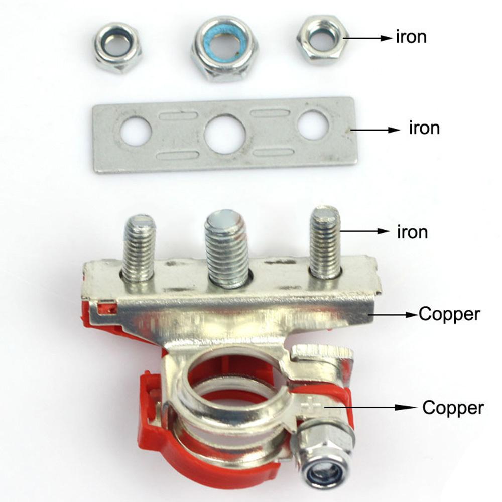 2pcs Car Accessories Auto Battery Terminal Connector Battery Quick Release Battery Clamps High Quality