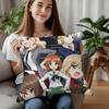 GIRLS Und PANZER Classic Pillow Case Sofa Decorative Home Double-sided Printing Short Plush Cushion Pillow Cover Holiday Gift