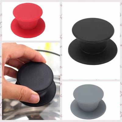Anti-scald Pan Lid Cover Holding Handle Universal Cookware Handgrip Silicone Pot Lid Knob  Saucepan