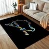 Multi Sizes Nurburgring F1 International Track Carpet for Living Room Home Decor Non-slip Floor Mat for Bedroom Large Area Rugs