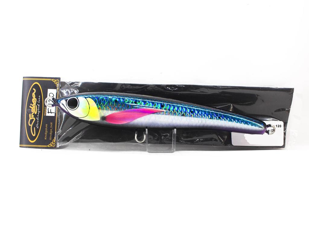 Indiga Stickbait Floating 120 grams Black Rainbow (2135)