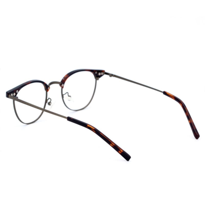 Custom Delight EMBER Tortoise Blue Light Blocking Gold Frame Glasses