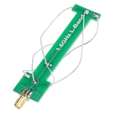 4 Arm Helical Antenna PCB Wide Range Electronic Component for Positioning SystemGreen