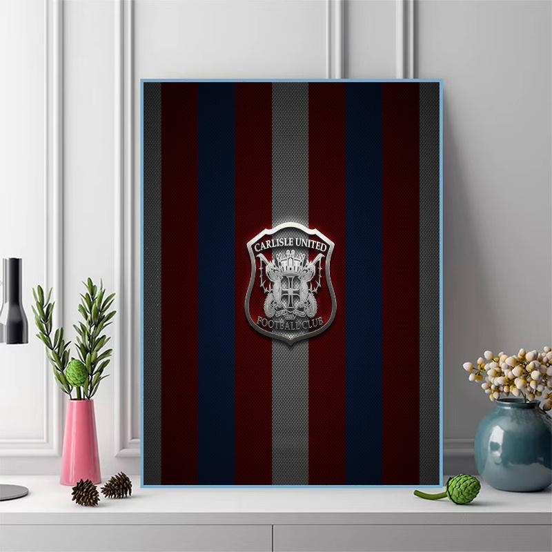 Carlisle Football Club 100% Round Full Drill 5D DIY Diamond Painting Embroidery Cross Stitch Rhinestone Decor