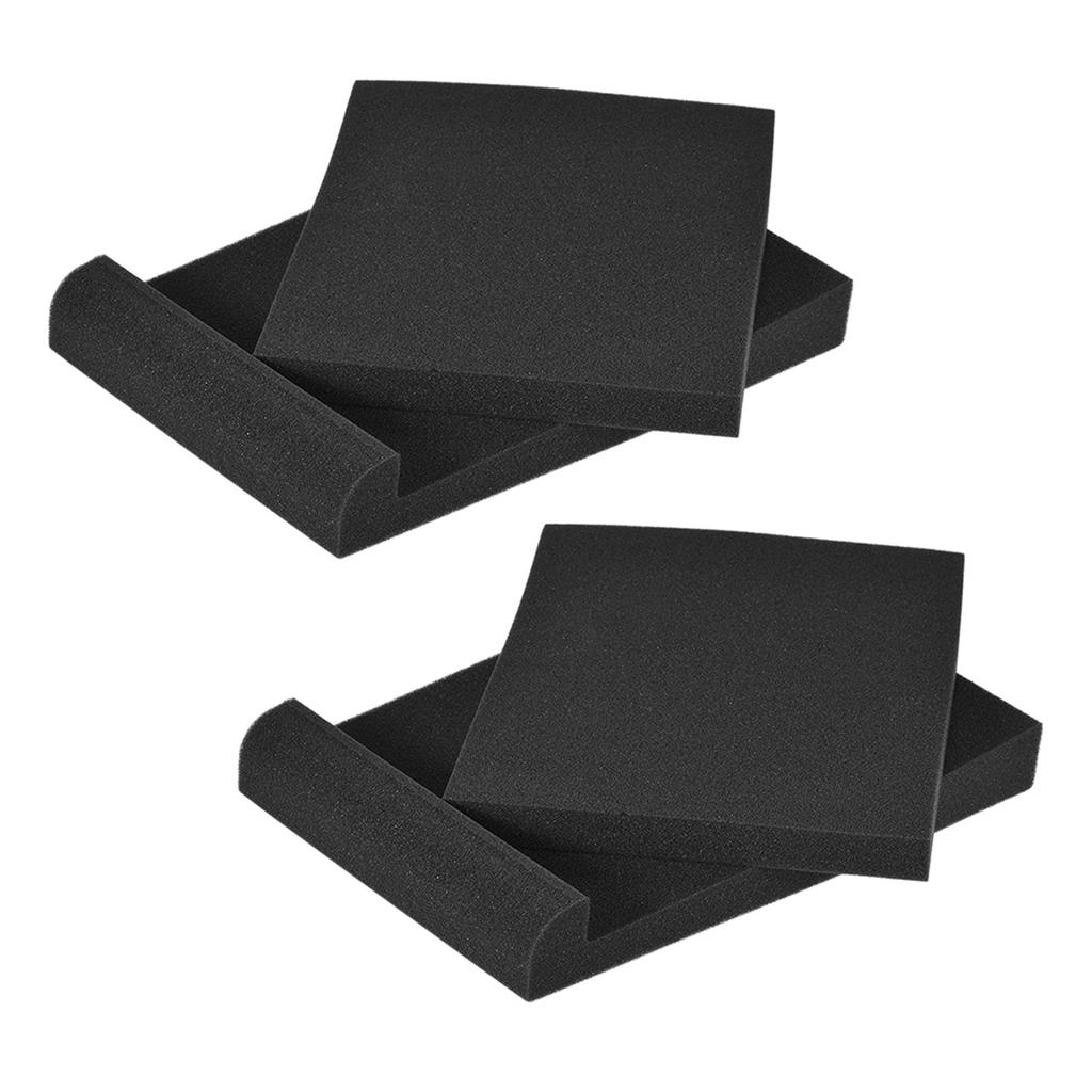 2 Sets Pack Studio Monitor Speaker Isolation Foam Pads Max. 11 * 7.4 Inch Usable Area