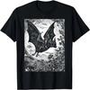 Murciélago Medieval _ Gótico Pastel Goth Bruja Dark Academia Camiseta