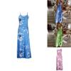 Women's Oversized Floral Printed Sleeveless Maxi Dress For Summer Holidays